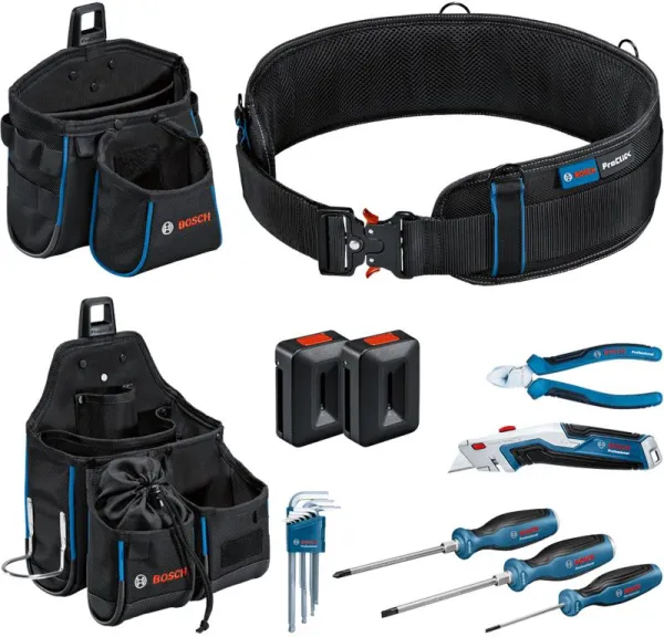 Bosch Werkzeug-Gürtel und Handwerkzeug-Set